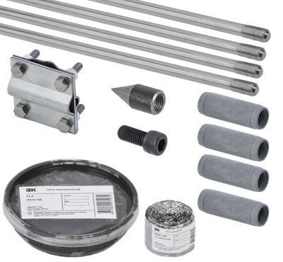 Комплект заземления 6/16 оцинкованная сталь IEK