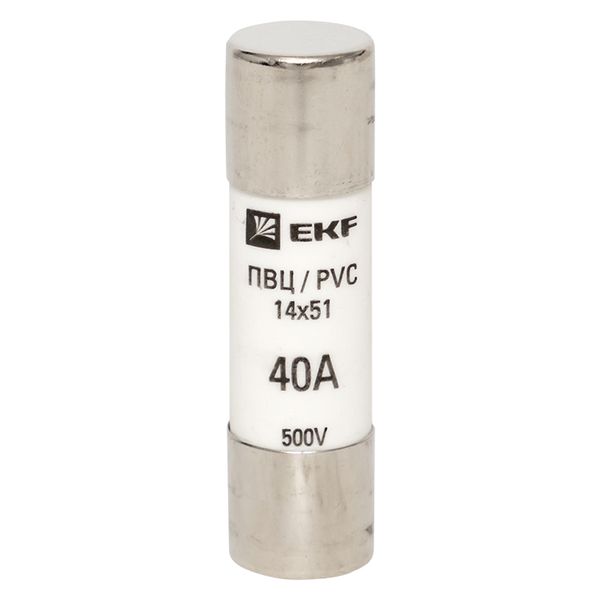 Плавкая вставка цилиндрическая ПВЦ (14x51) 40А EKF