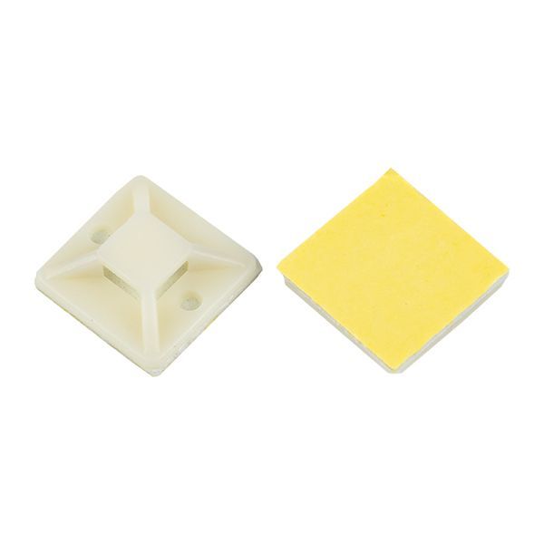 Площадка самоклеящаяся (25x25мм.) белая (100шт.) EKF PROxima