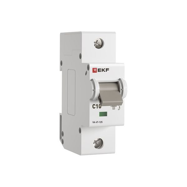 Автоматический выключатель ВА 47-125 1P 10А (C) 15кА PROXIMA EKF