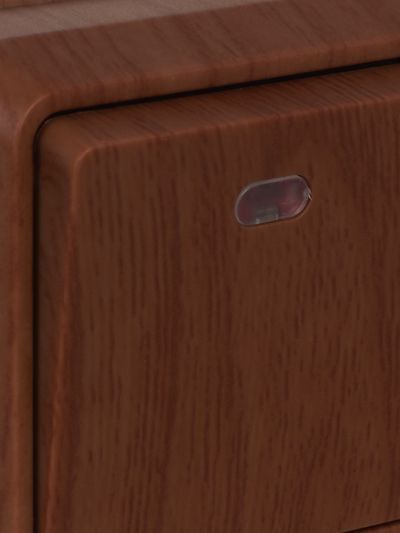 OKTAVA Выключатель 1-клавишный с индикацией для открытой установки 10А ВС20-1-1-ОД дуб GENERICA