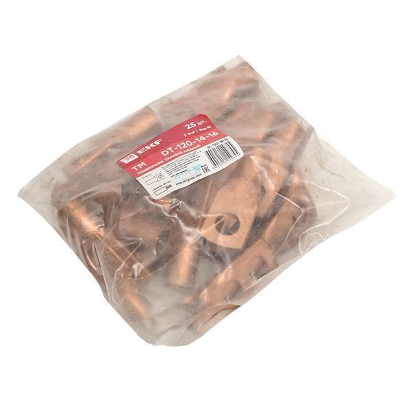 Наконечник силовой медный DT-120-14-16 (ТМ) EKF PROxima