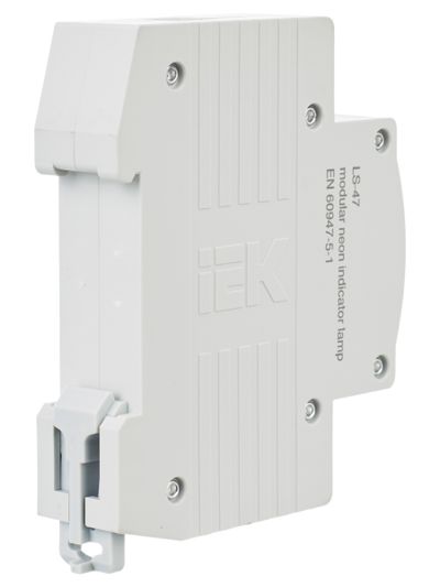 Лампа сигнальная ЛС-47 неон желтая IEK