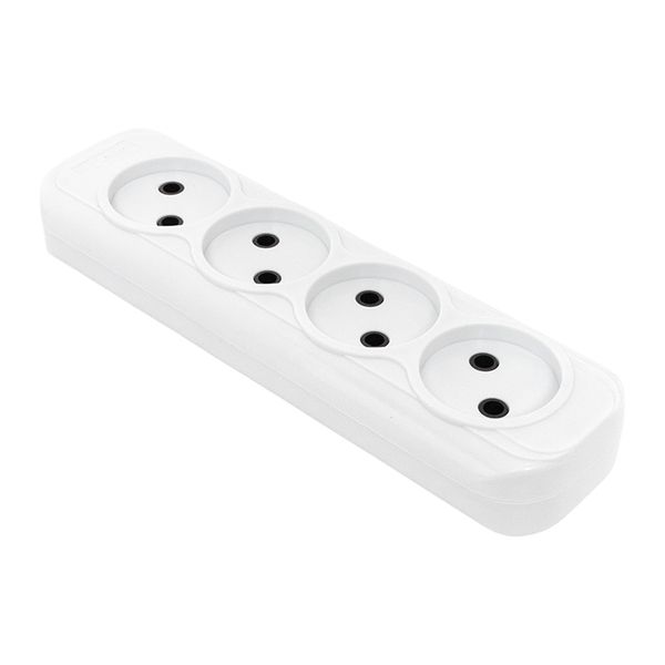 Колодка 4 гн. 10А 2,2кВт б/з Эксперт EKF PROxima