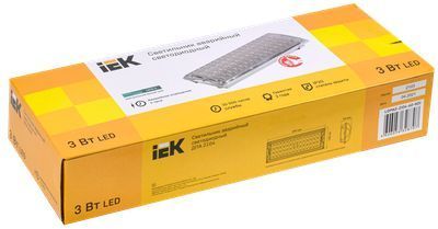 Светильник аварийный ДПА 2104 4ч IP20 IEK