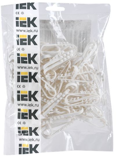 Дюбель хомут 11-18мм нейлон белый (100шт) IEK