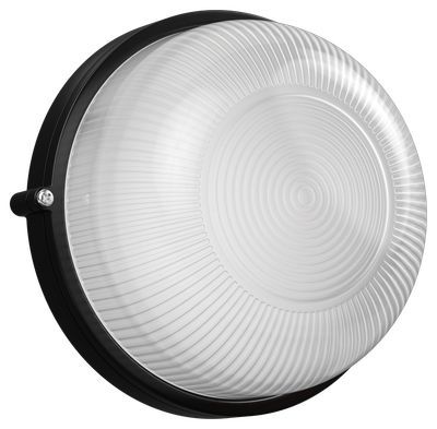 Светильник НПП1301 круг 60Вт IP54 черный IEK