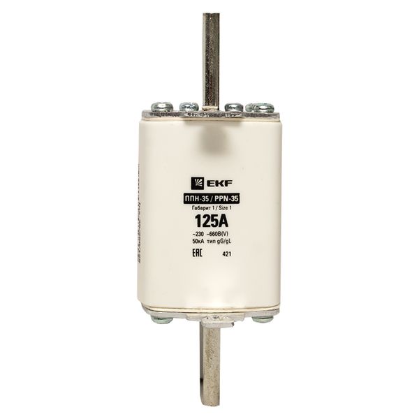 Плавкая вставка ППН-35 250/125А габарит 1 EKF