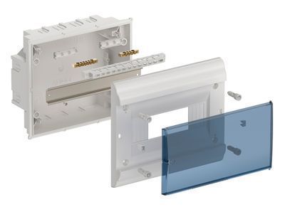 PRIME Корпус пластиковый ЩРВ-П-9 модулей встраиваемый белый IP41 IEK