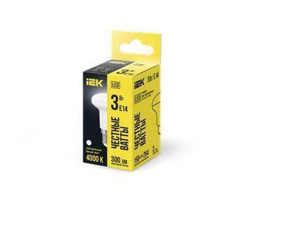 Лампа светодиодная R39 рефлектор 3Вт 230В 4000К E14 IEK