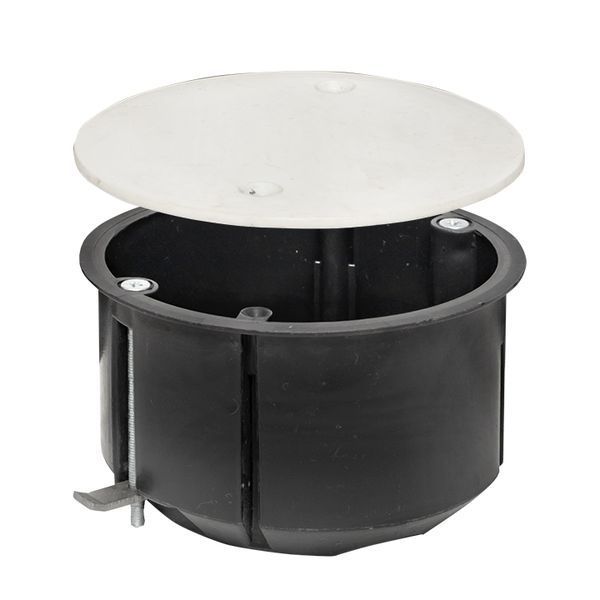 Коробка универсальная установочная КМП-020-026 с мет. лапками и крышкой (80x45) EKF