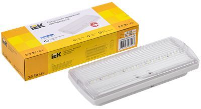 Светильник аварийный ДПА 5030-1 постоянный 1ч IP20 IEK