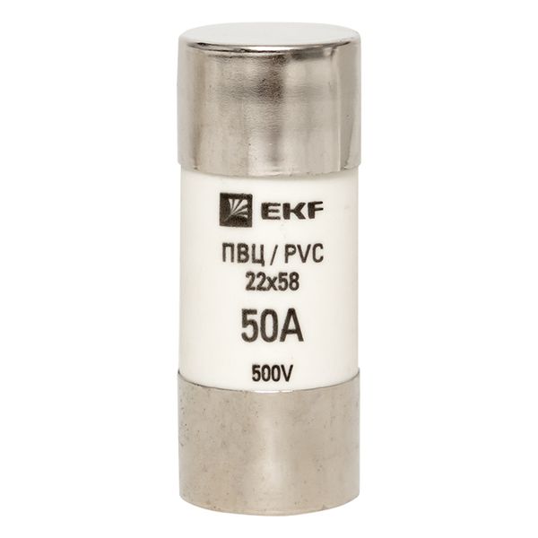 Плавкая вставка цилиндрическая ПВЦ (22x58) 50А EKF