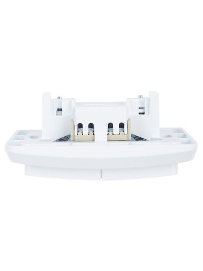 VEGA Выключатель 2-клавишный 10А ВС10-2-0-ВБ белый GENERICA