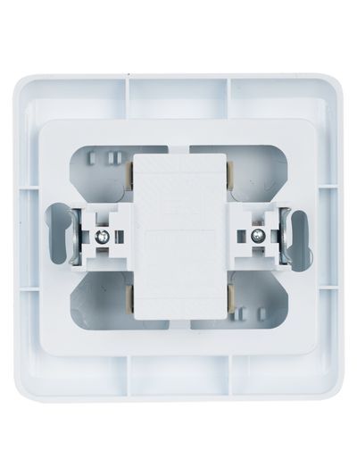 VEGA Выключатель 2-клавишный 10А ВС10-2-0-ВБ белый GENERICA