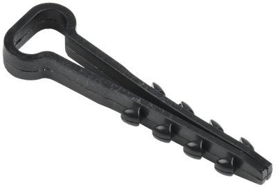 Дюбель хомут 5х8мм нейлон черный (100шт) IEK