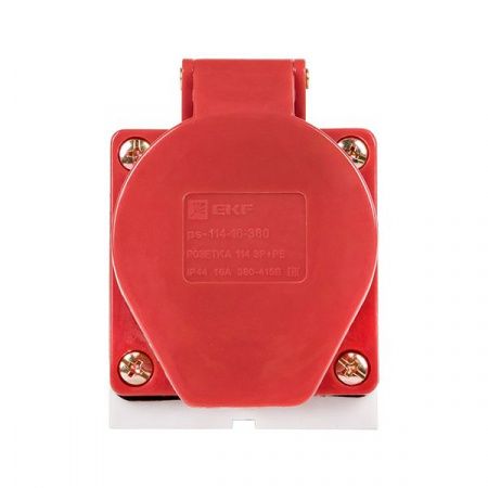 Розетка стационарная наружная 114 3Р+РЕ 16А 380В IP44 EKF