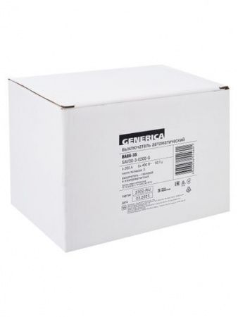 Выключатель автоматический ВА66-35 3Р 200А 25кА GENERICA