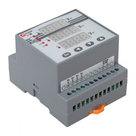 VD-G33 Вольтметр цифровой на DIN трехфазный EKF PROxima (без поверки