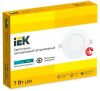 Светильник ДВО 1602 белый круг LED 7Вт 4000К IP20 IEK