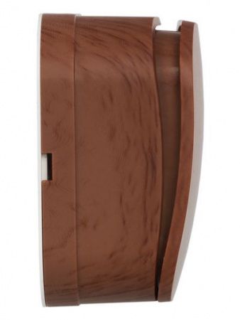 GLORY Выключатель 2-клавишный для открытой установки 10А ВС20-2-0-ХД дуб IEK