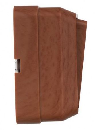 OKTAVA Выключатель 1-клавишный с индикацией для открытой установки 10А ВС20-1-1-ОД дуб GENERICA