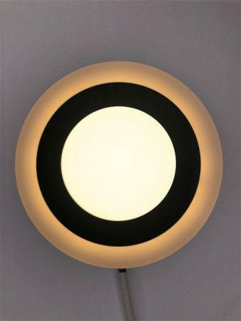 Настенно-потолочный светодиодный светильник Elvan NLS-500R-6/3-WW/NH-Bk