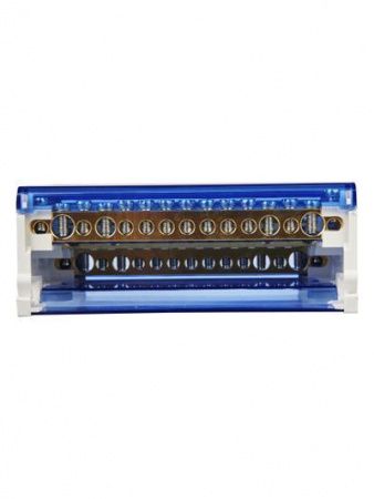 Шины на DIN-рейку в корпусе (кросс-модуль) ШНК 4х15 3L+PEN IEK