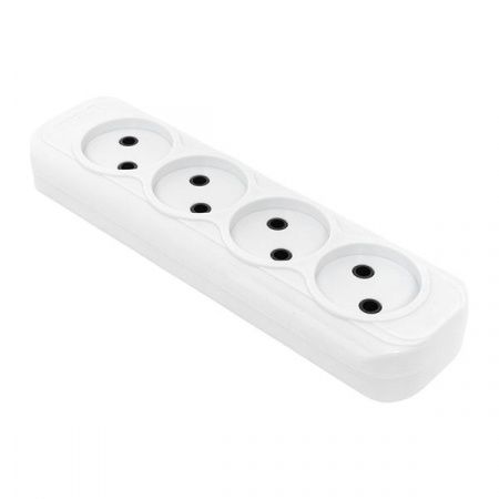 Колодка 4 гн. 10А 2,2кВт б/з Эксперт EKF PROxima