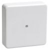 Коробка распаячная КМ41221-01 для открытой проводки безгалогенная (HF) 100х100х44мм белая IEK