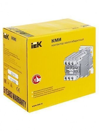 Контактор КМИ-34012 40А 230В/АС3 1NO;1NC IEK