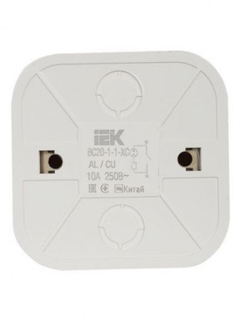 GLORY Выключатель 1-клавишный для открытой установки с индикацией ВС20-1-1-ХС сосна IEK