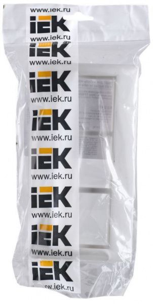 PRIMER Рамка и суппорт на 6 модулей 75мм для кабель-каналов 100х40 и 100х60 белый IEK