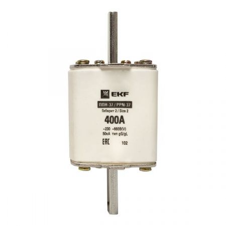 Плавкая вставка ППН-37 400/400А габарит 2 EKF