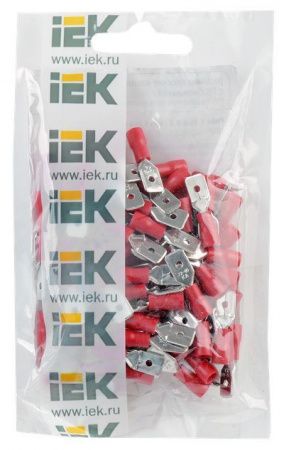 Разъем РпИп 1,25-6-0,8 плоский (100шт/упак) IEK