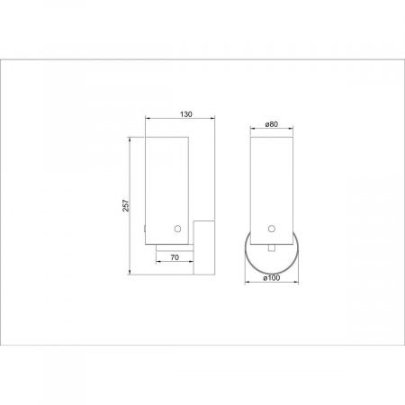 Бра Arte Lamp Lanterna A3606AP-8BK