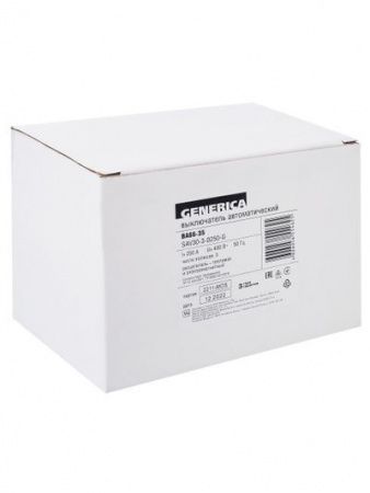 Выключатель автоматический ВА66-35 3Р 250А 25кА GENERICA