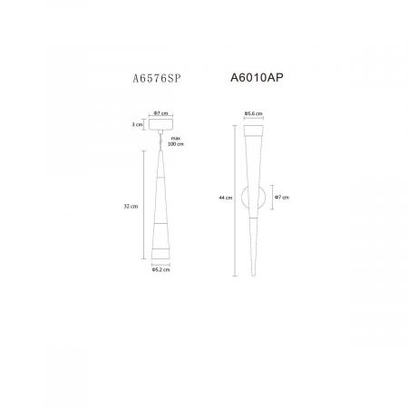 Бра Arte Lamp Sabik A6010AP-1BK