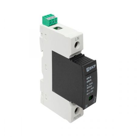 Ограничитель импульсных напряжений ОПВ-B/1P In 30кА 440В с сигн. EKF PROxima