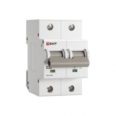 Автоматический выключатель ВА 47-125 2P 32А (C) 15кА PROXIMA EKF