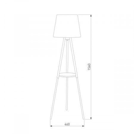 Торшер TK Lighting 698 Vaio White