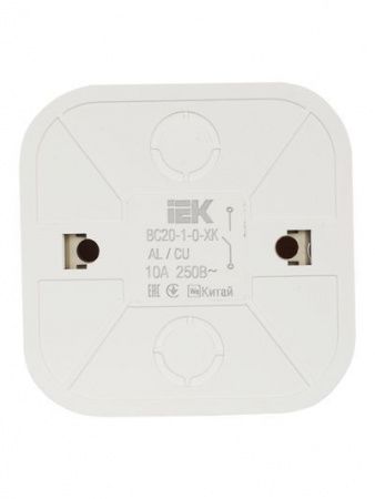 GLORY Выключатель 1-клавишный для открытой установки ВС20-1-0-ХК кремовый IEK