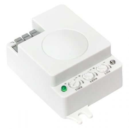 Микроволновый датчик движения белый 1200Вт 360гр. до 10м IP20 MW-706 EKF