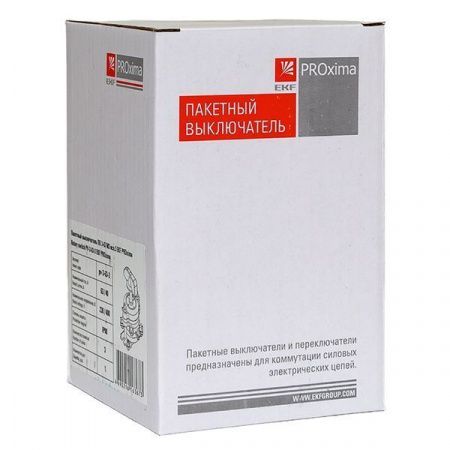Пакетный выключатель ПВ 3-63 М3 исп.3 EKF PROxima