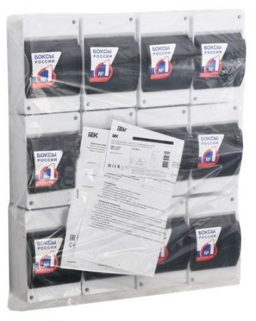 KREPTA 3 Корпус пластиковый КМПн 2/4 IP30 белый IEK